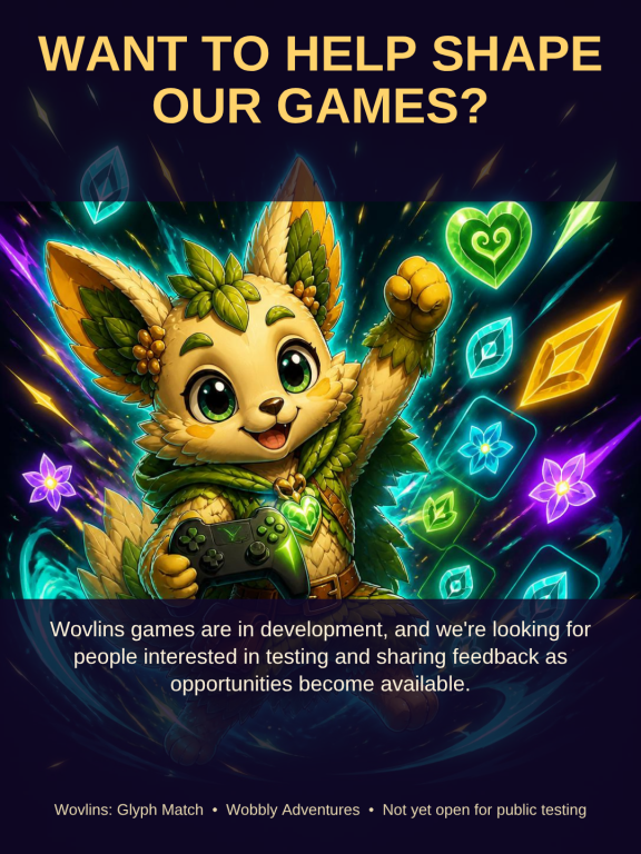 Playtester invitation poster